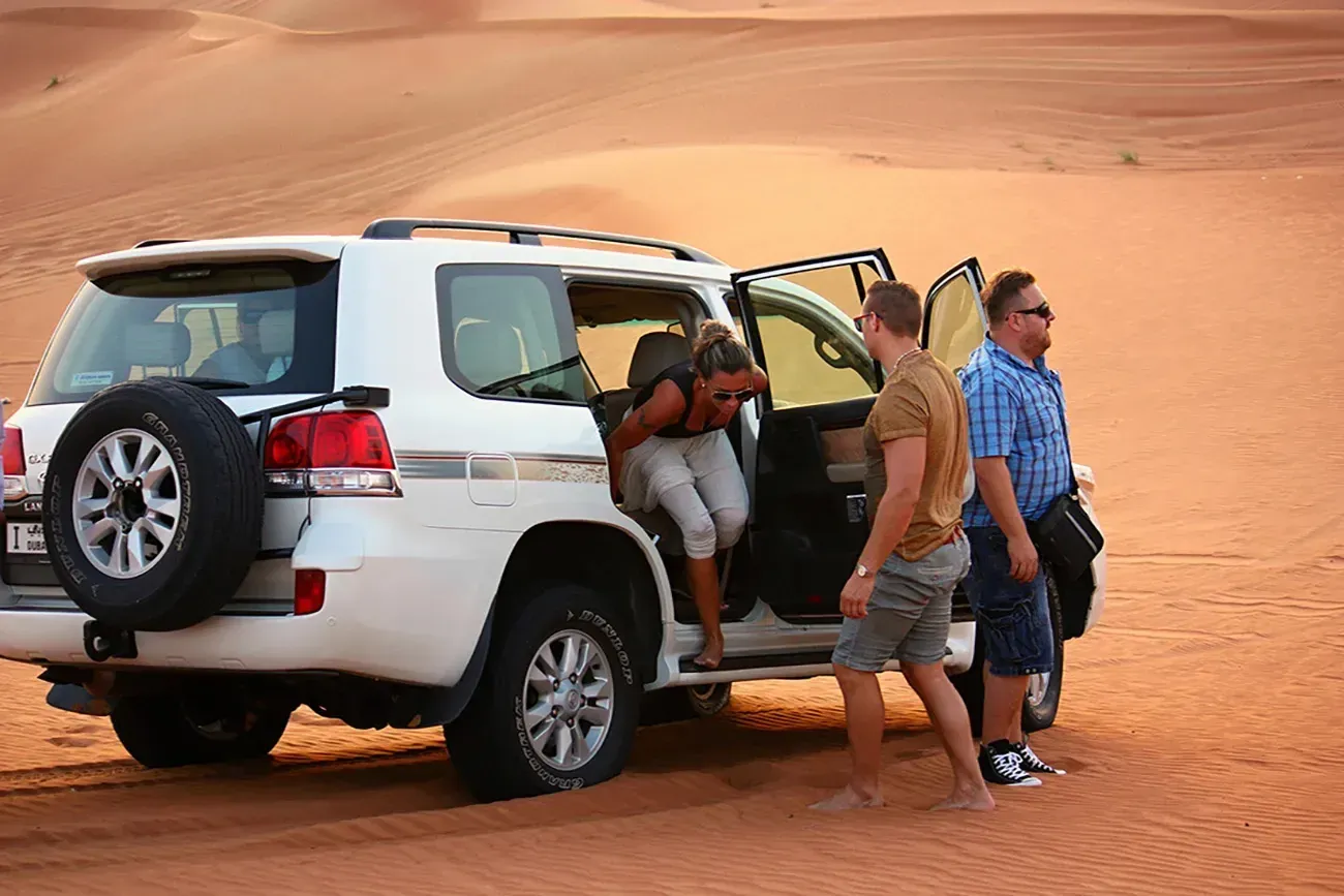 Private desert safari vehicle